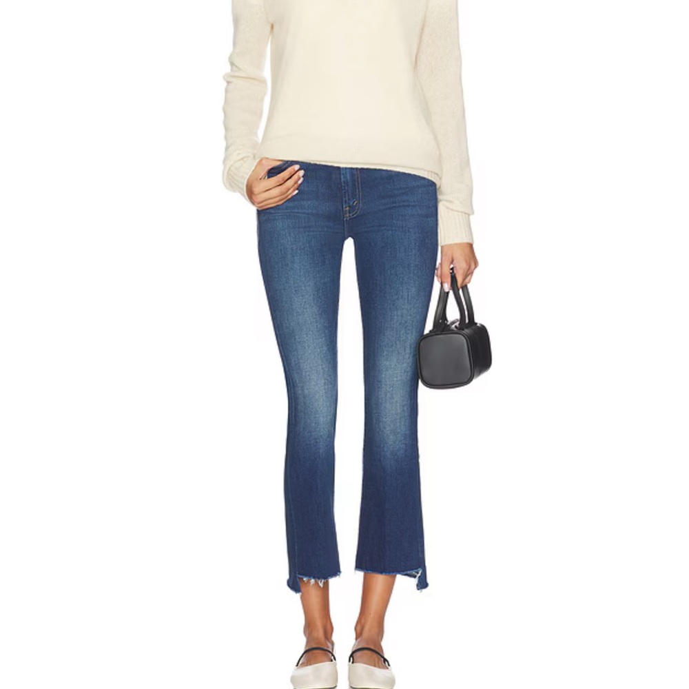 MOTHER Flare Jeans in Deep Blue